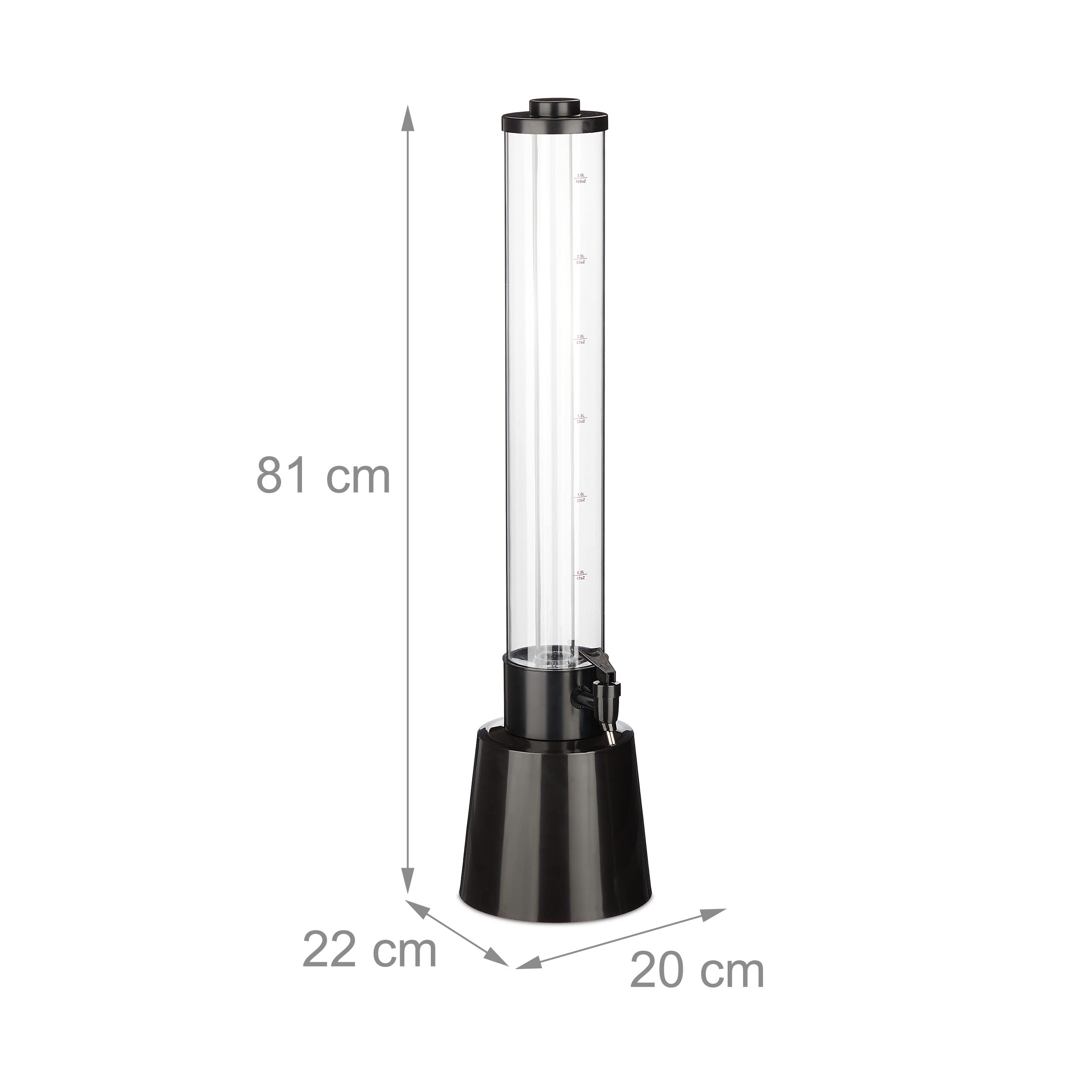 Relaxdays Dispenser voor alcoholische dranken, 2 stuks, bier, sap, water, grappig, kunststof en siliconen, 900 ml, verchroomd