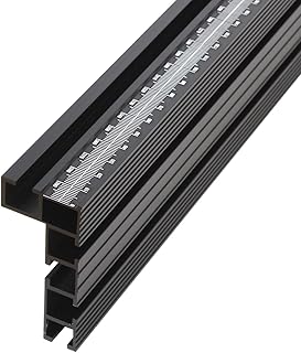 75 Table Saw Fence for Woodworking Accessories, T-Track Miter Saw Fence with Laser Measure - Fits Portable Table Saws, Band Saws and Cabinet Saws (Fence Only)