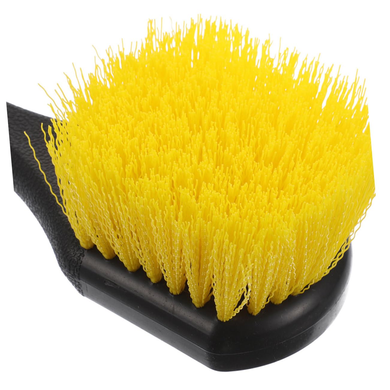 Spazzola Plastica 2 Lungo Pezzi Manico a Cerchi Auto | Pulizia Pneumatici e Ruote, Uso Doppio, Rimozione Sporco, Set per Lavaggio e Detailing