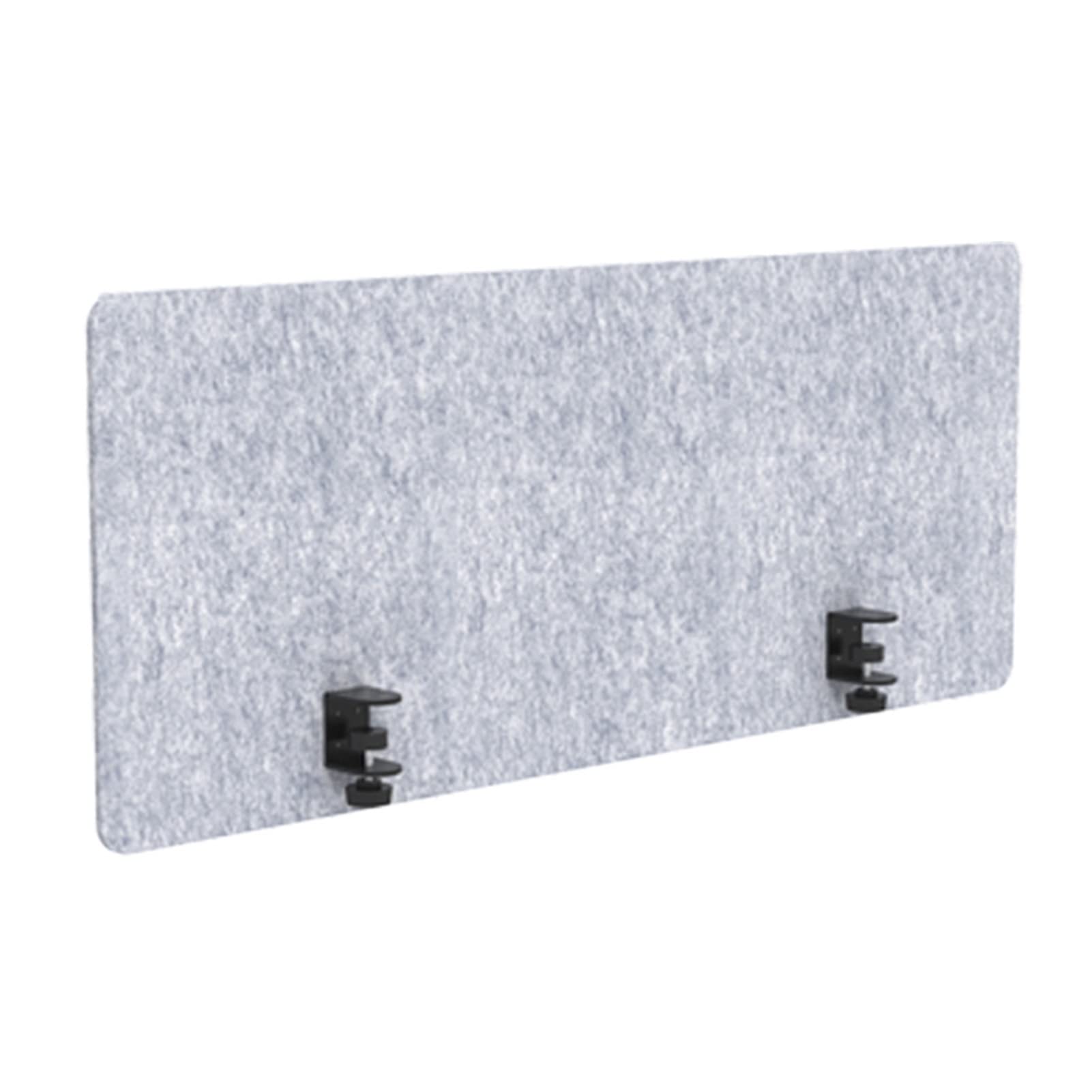 HJYCLFAZU Desk Divider - Soundproof Privacy Panel High Density Fiberboard Modesty Screen Noise Reduction Study Partition 2pcs (50x100cm Gray) for Home Office
