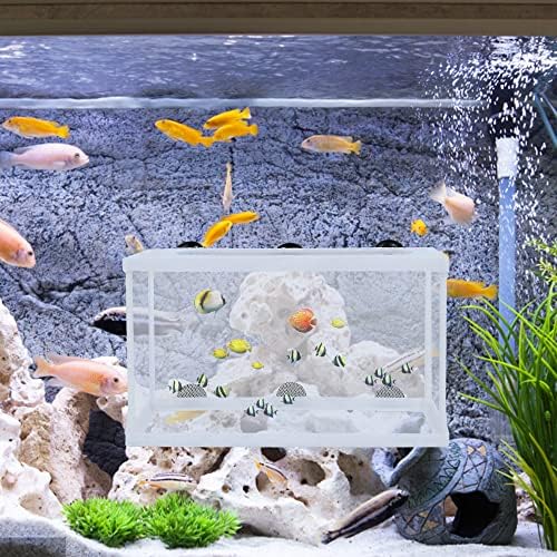 2 Pieces Fish Tank Breeder Net, Akamino Large Fish Breeder Isolation
