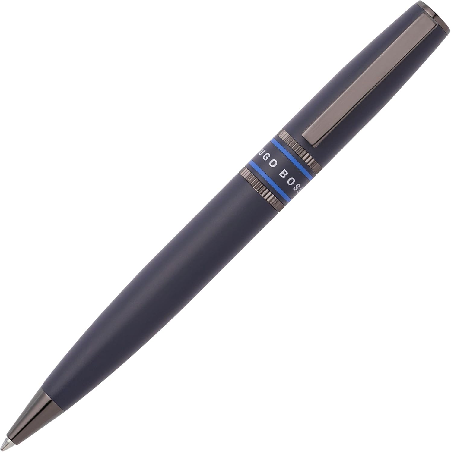 HUGO BOSS Fountain Pen Gear Minimal Black & Chrome