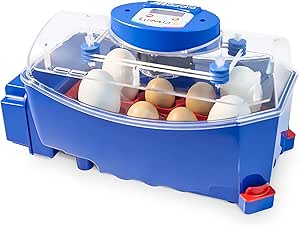 Borotto LUMIA 8 Automatica - Incubatrice Professionale Brevettata, con Girauova Automatico - per 8 Uova Medio/Grandi o 32 Uova Piccole