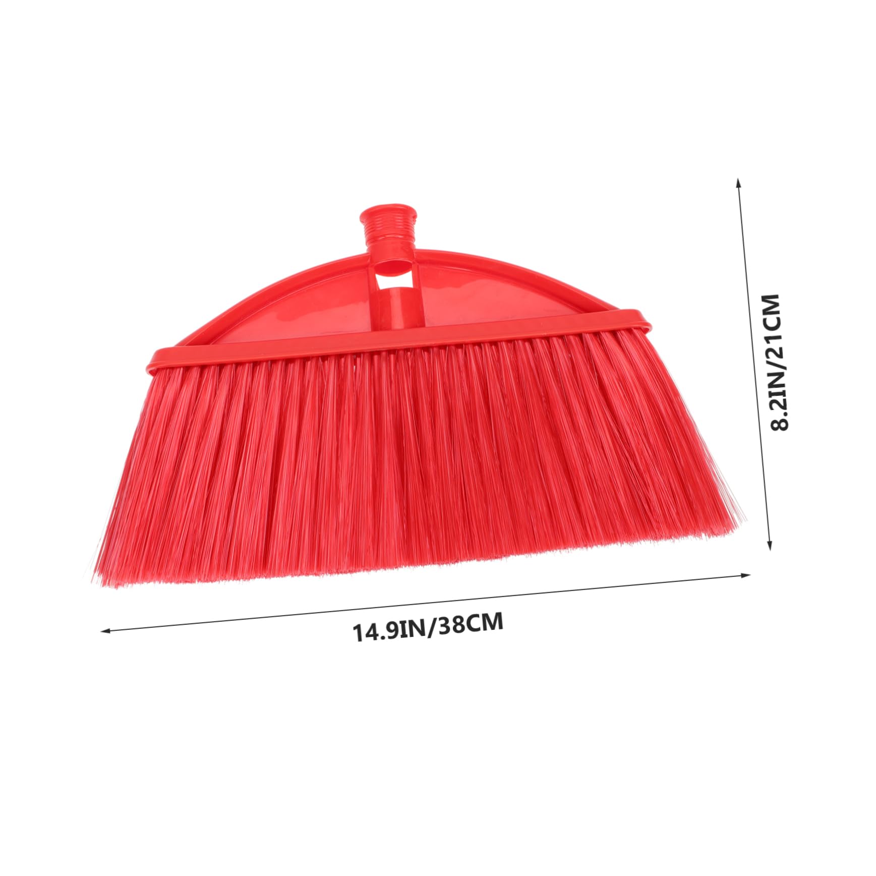 NOLITOY Door Soft Bristle Broom Refill Head Replaceable Broom Head for Kitchen Floor Cleaning Plastic Sweeper Head Easy to Use and Clean Home