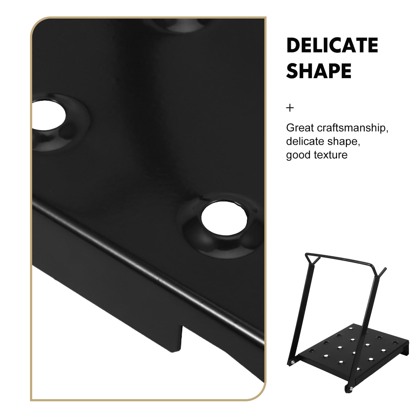 Escalera cóa Plegable de Hierro Resistente Plataforma Anslizante Pequeña 38X28 CM Soporte Portátil para Trabajo en Casa Mantenimiento y Pintura