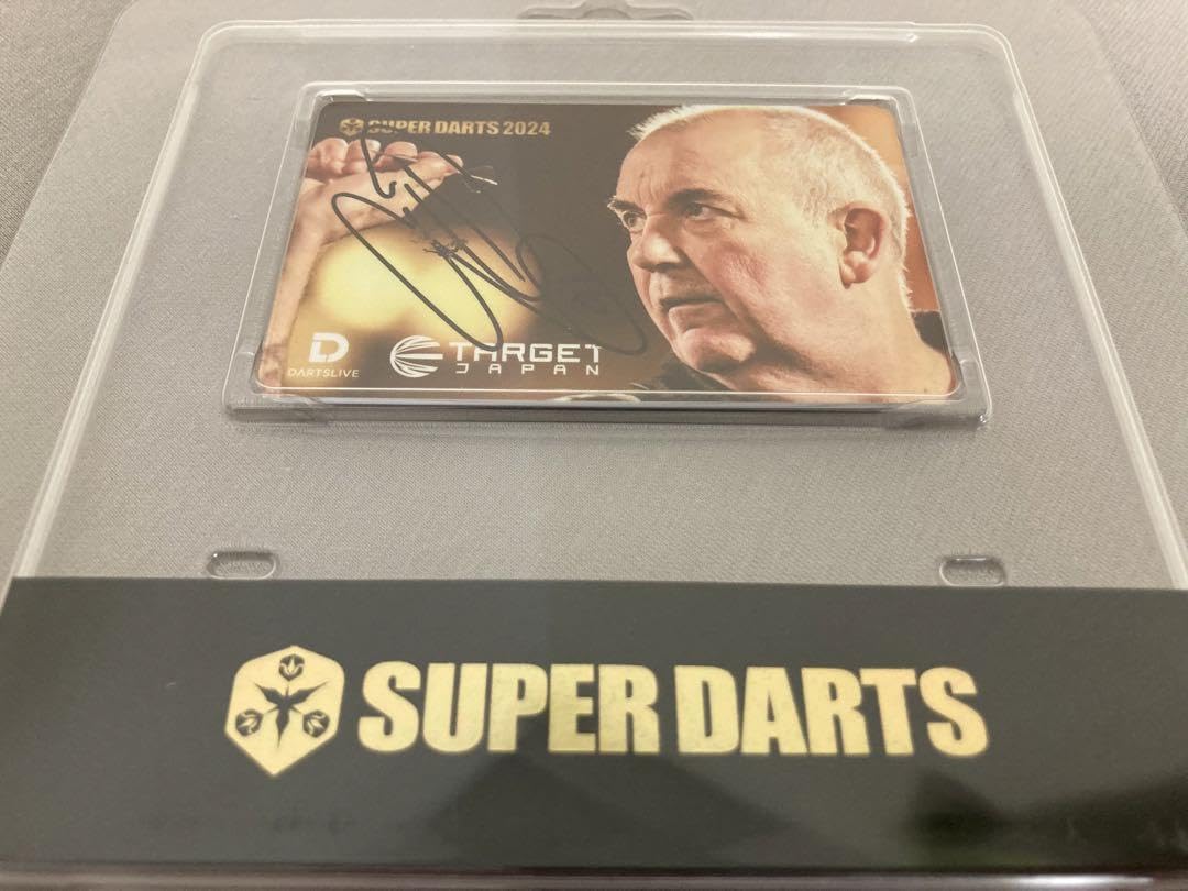 フィルテイラー直筆サイン入りダーツライブカード フィルテイラー直筆サイン入りダーツライブカード ダーツライブ