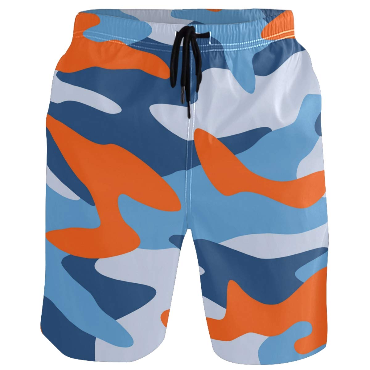 visesunny Stylish Mens Swim Trunks Quick Dry Beachwear Sports Swim Board Shorts Holiday Party Bathing Suits