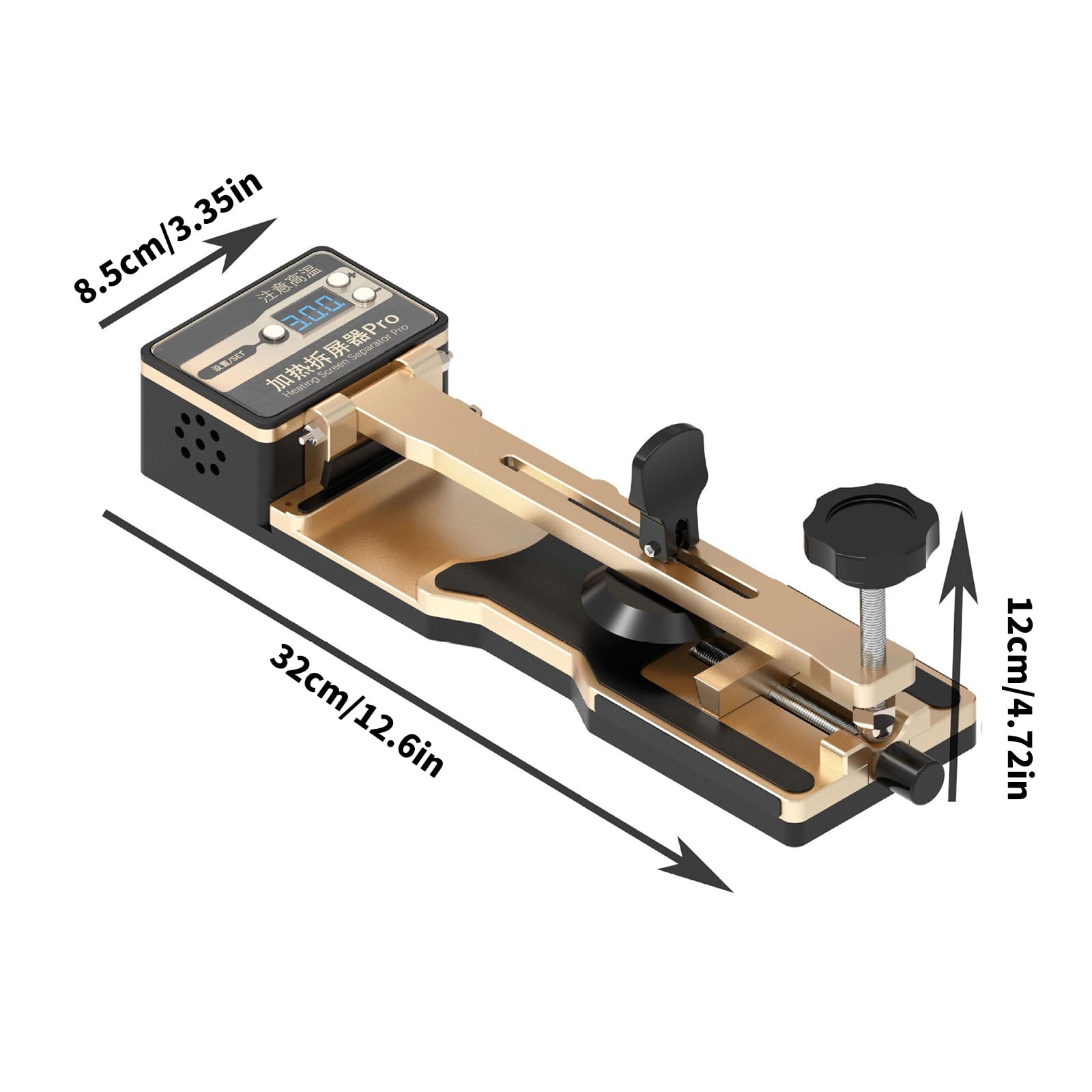 Separatore dello schermo LCD con funzione di riscaldamento per riparazione sicura ed efficiente del telefono strumento di rimozione dello schermo adatto alla maggior parte dei dispositivi