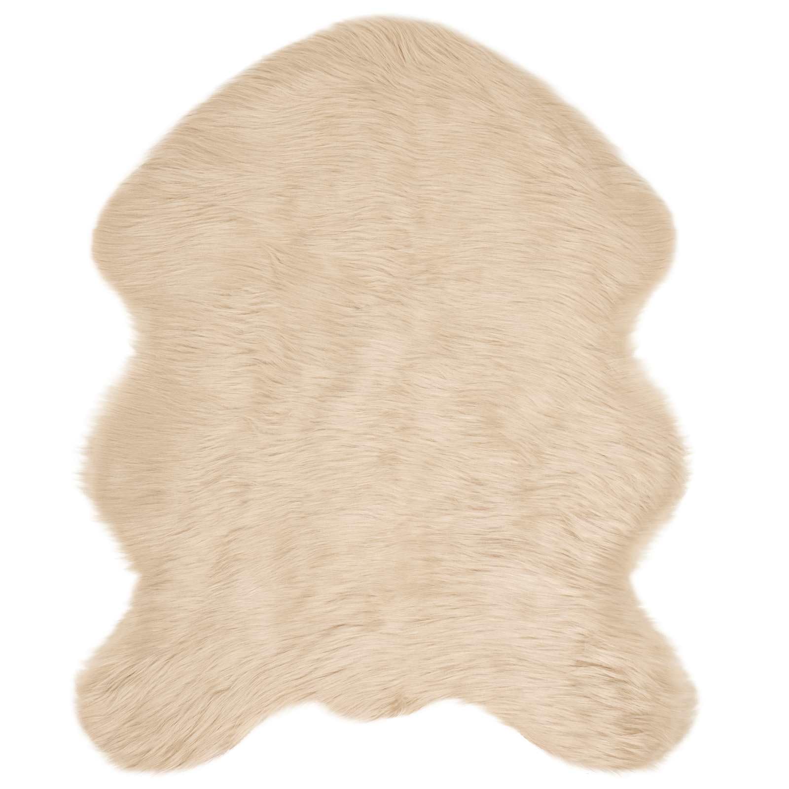 Tapis fausse peau de mouton 50x80 tapis salon doux chaud descente lit