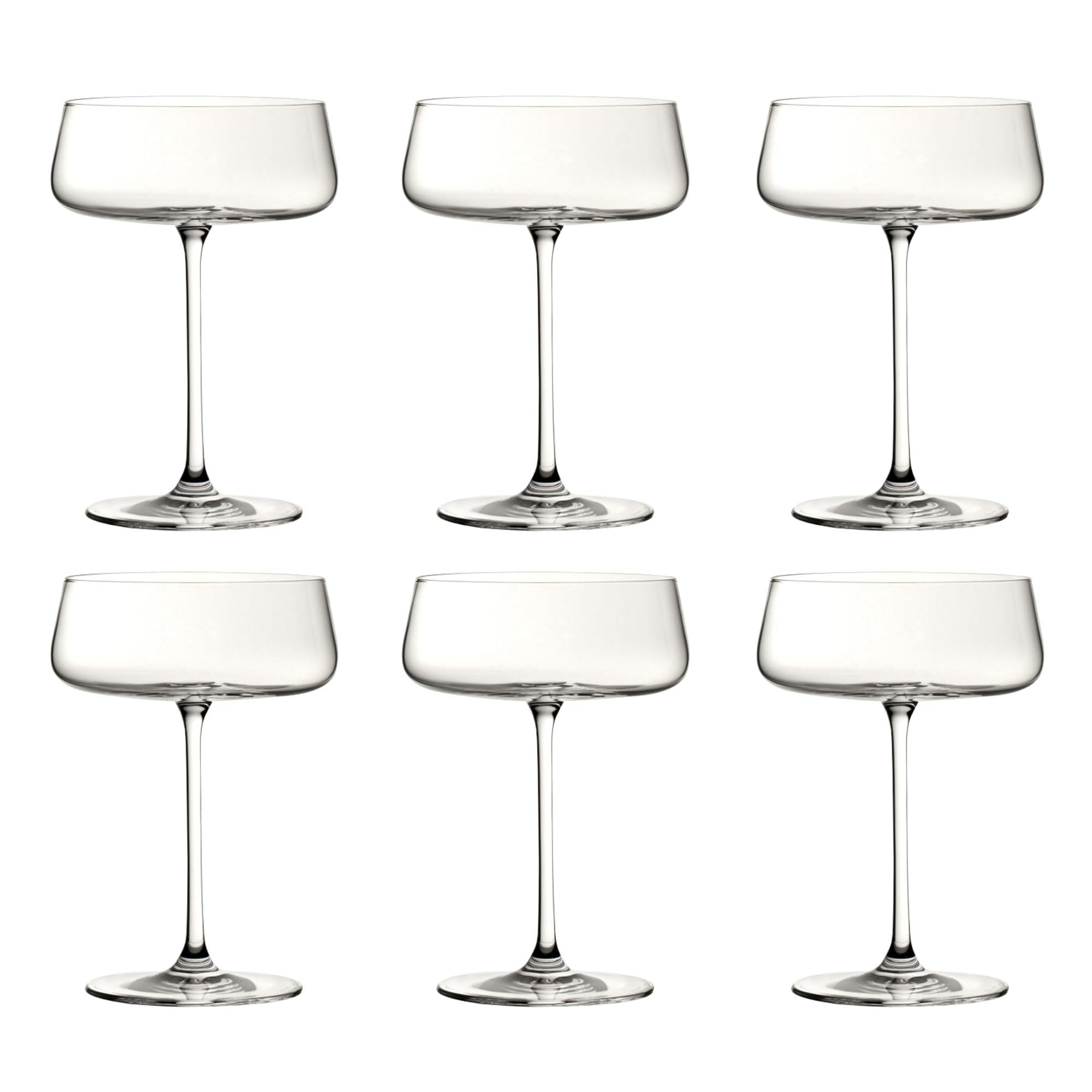 Cocktail Coupe Glasses 2 Serve For Serving Champagne 14oz (42.5cl) Pack Of 6