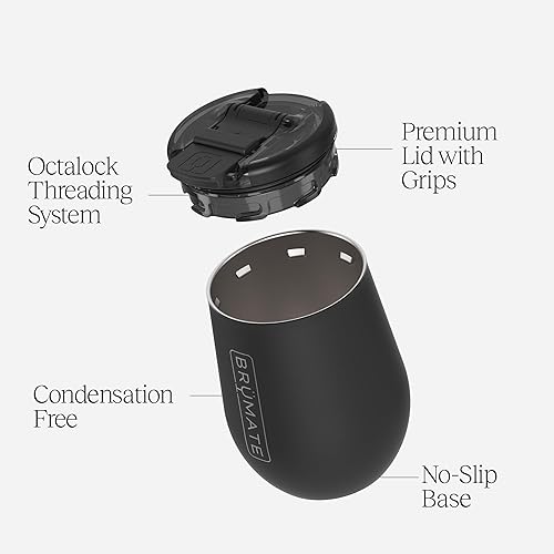 Miniatura 3 de Brumate DWUC14DAU UNCORKD XL - Utensilios de vino y champán tamaño Aura oscuro 14 onzas