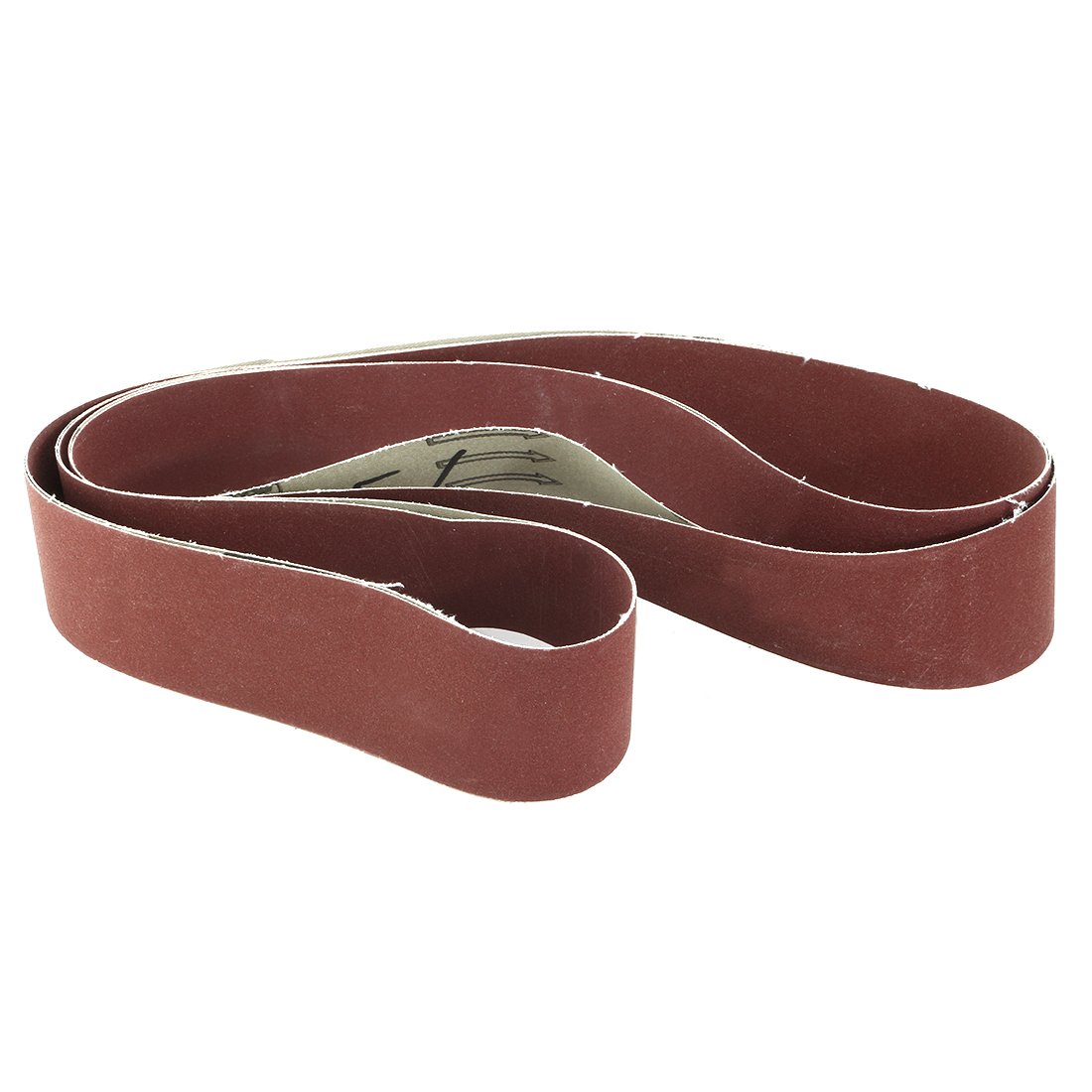 Sourcingmap 2-Inch x 72-Inch Aluminum Oxide Sanding Belt 320 Grits Sandpaper Lapped Joint for Belt Sander 2pcs