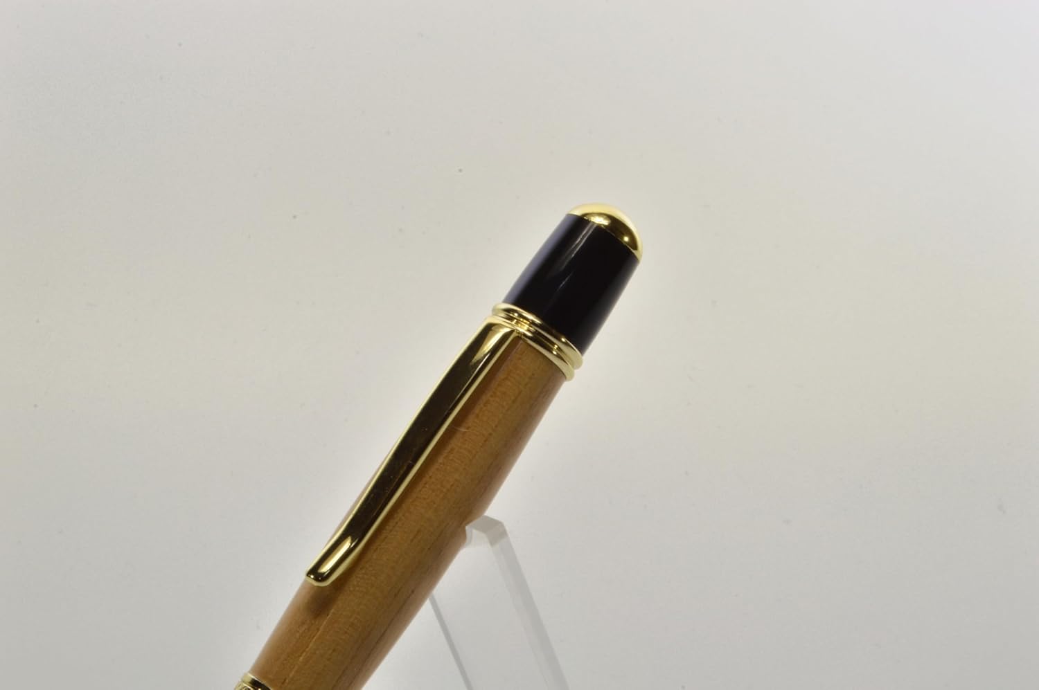 Dodger Stadium Twist Pen in Gold and Black Chrome Made With Wood From The Stadium Seats of Dodger Stadium