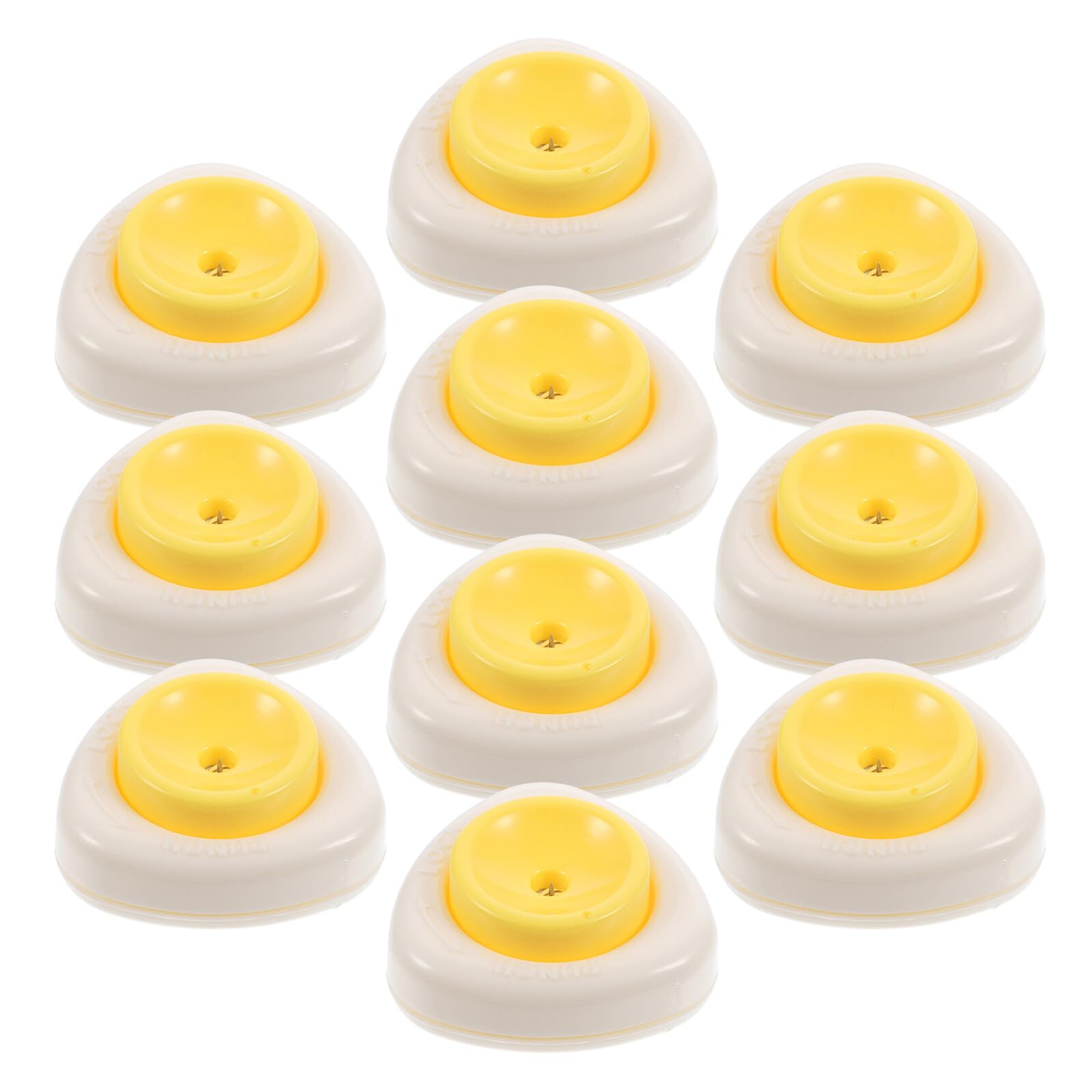Perforadora manual de huevos pack de 10 unidades base de plástico para cocina doméstica y fiestas
