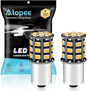 Lampadina LED P21W 12V-24V Rosso Per Stop - Compatibile 1156/7506 BA15S (Confezione Da 2) - Foto 2