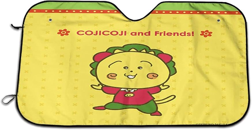 Amazon Danesi コジコジ サンシェード 車 フロントサンシェード 遮光断熱 吸盤 日除け 紫外線対策 日除け キャラクター アニメ グッズ かわいい おしゃれ 車用品 １３０ ７０cm 車 バイク 車 バイク