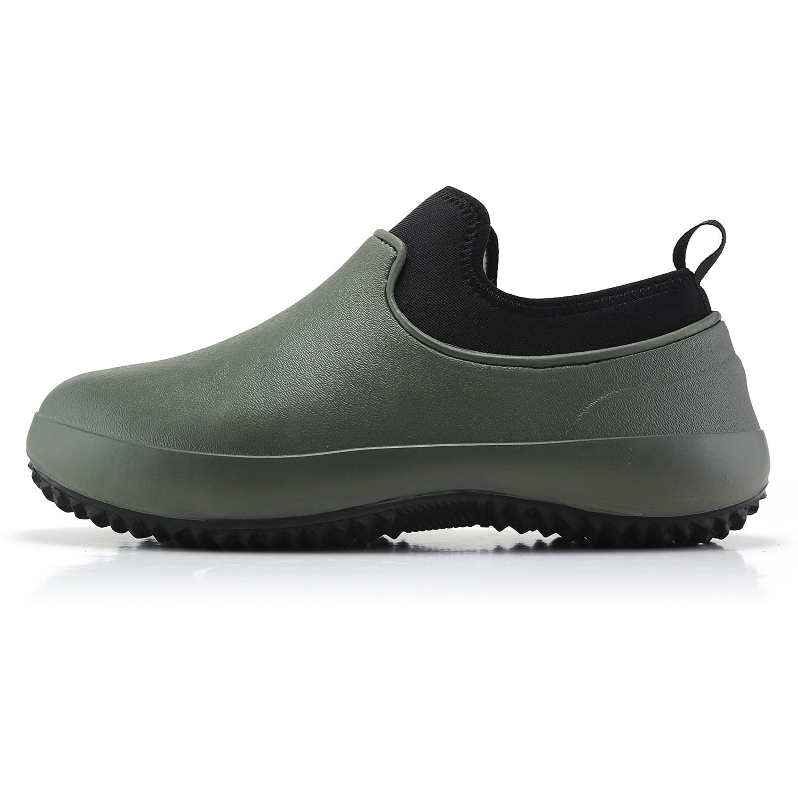 WWricotta Zapatos de Agua EVA para Hombre, para Lavado de Autos, Zapatos de Trabajo de caña Baja, Antideslizantes, Zapatos de Cocina, Ligeros, Impermeables y prácticos_1