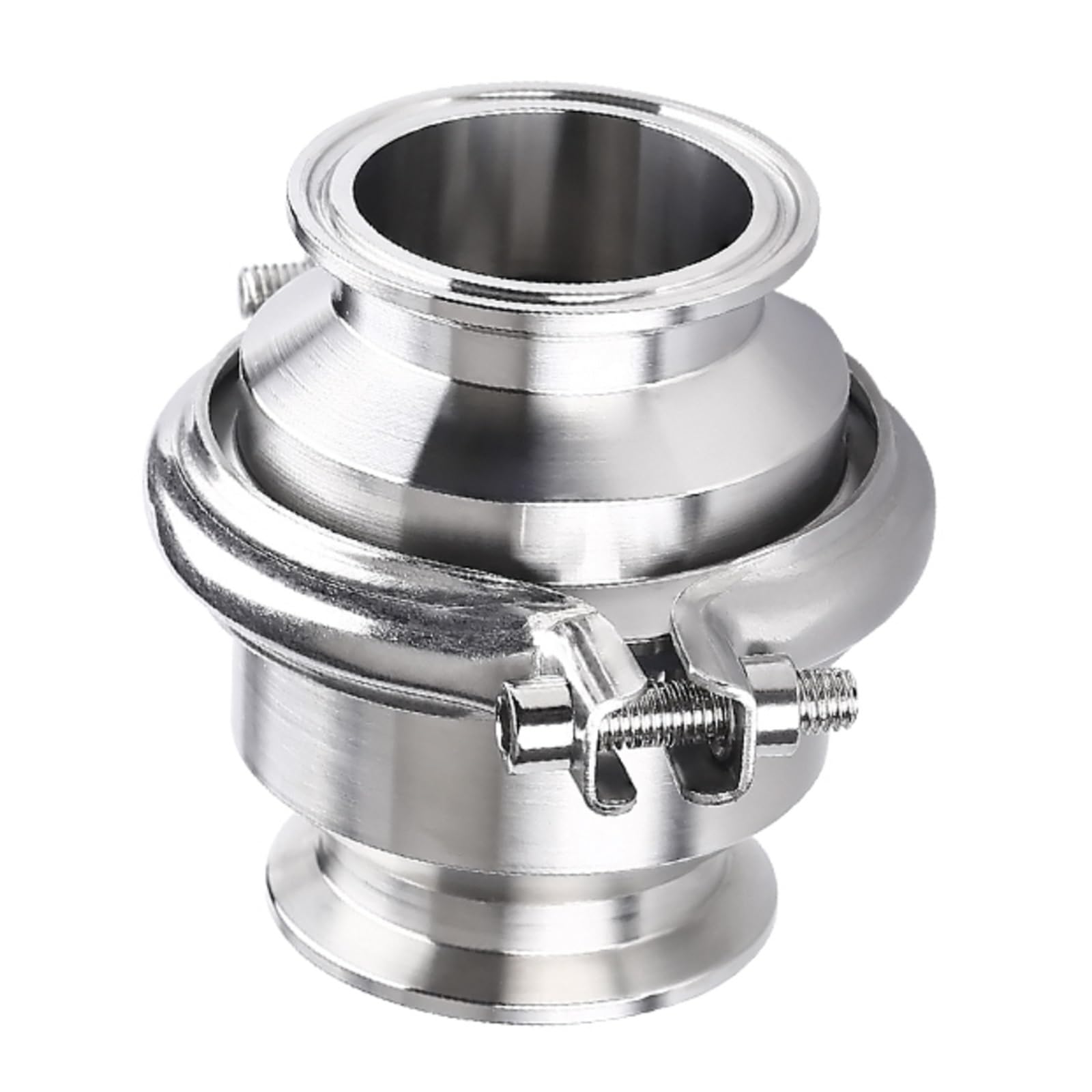 SUS 304 316L Stainless Steel Non-Return 1 Way Check Valve(63mm K77.5mm,SUS304)