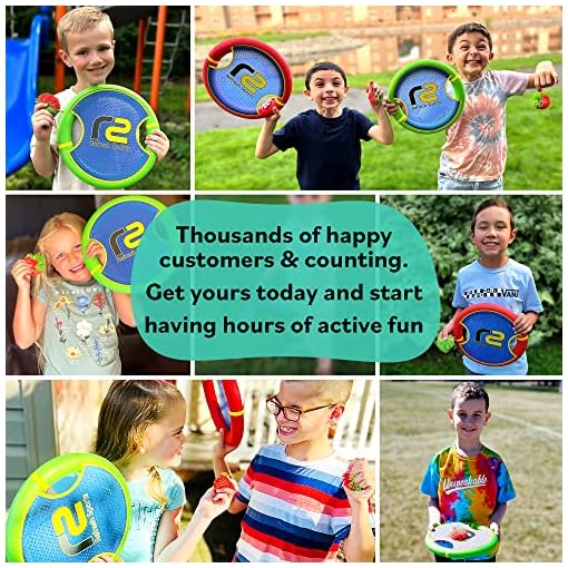 Fun Bouncy Paddle & Stringy Ball Toss & Catch Game Easy to Use for