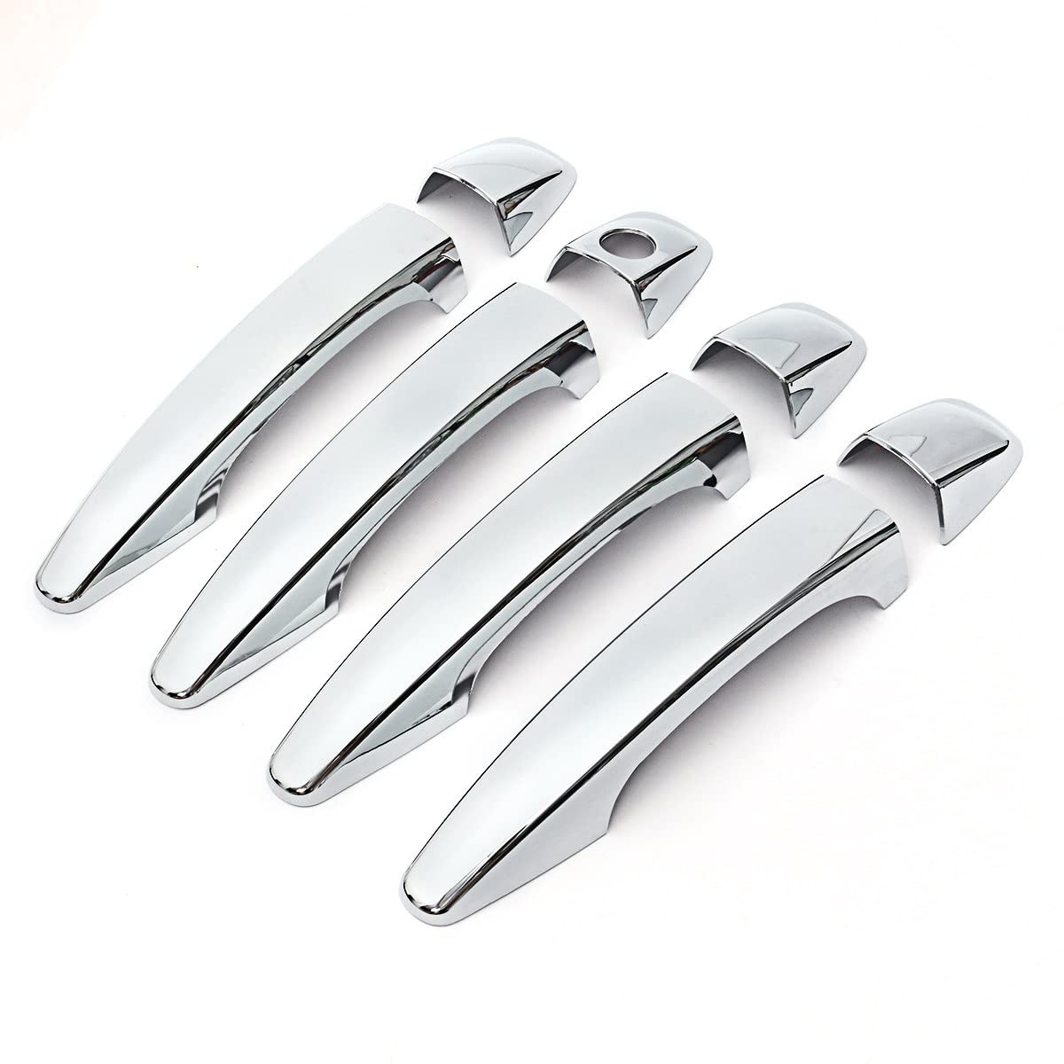 Rinkteea One Color Exterior Car Door Handle For Corolla Fielder 2014-2018 Chrome Car Door Handle Cover Pad Sticker Overlay Styling Accessories