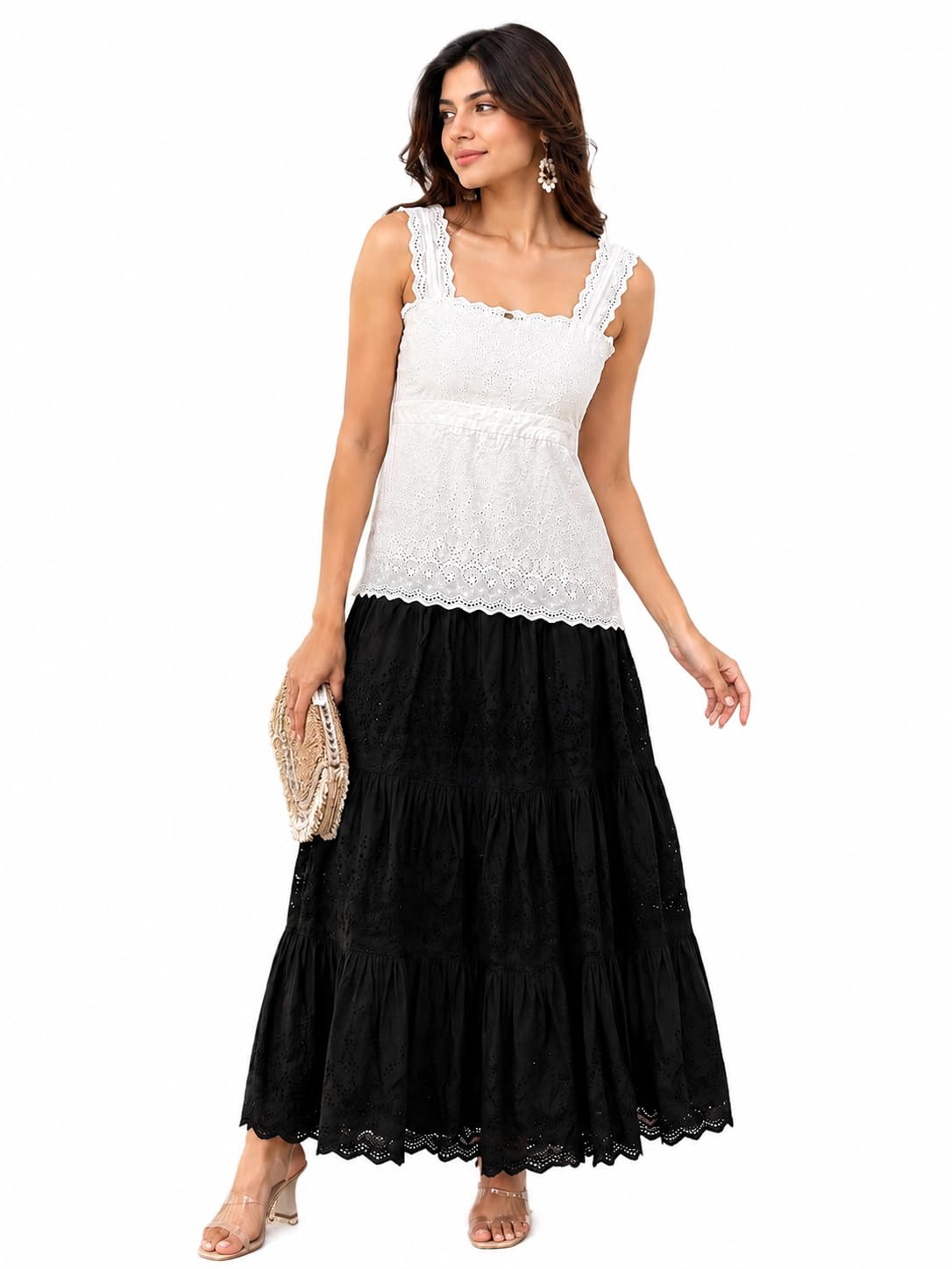 Plus Size Sequin Embellished Maxi Dress, Sage Green, V-Neck, Short Sleeve, Tulle Skirt-picture-42