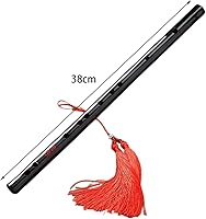 Vista 6 de Flauta de bambú tradicional, mini estable, clásico, duradero, fácil de aprender, instrumento musical vintage hecho a mano, profesional para adultos