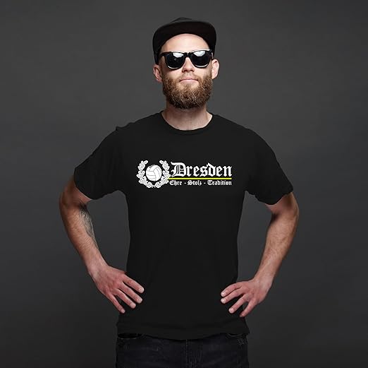 Dresden Ehre und Stolz T-Shirt | Sport Fussball Ultra Skyline Dresden Ehre und Stolz T-Shirt | Sport Fussball Ultra Skyline