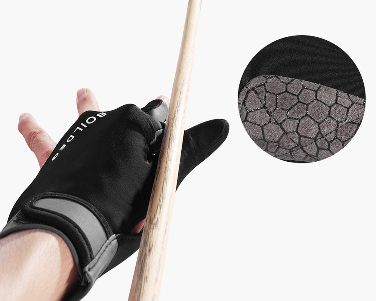 Gants De Billard Main Gauche, De Piscine Pour Gauchers - Queue élastique Réglable - Accessoire De Sport Pour Cyclistes, Golfeurs, Athlètes, Femmes, Adolescents, Parents