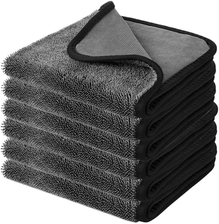 SWZEC liberty cloth cleaning towels Original - the #1 USA Favorite XXL(Grey-X2PCS,40 * 60cm)