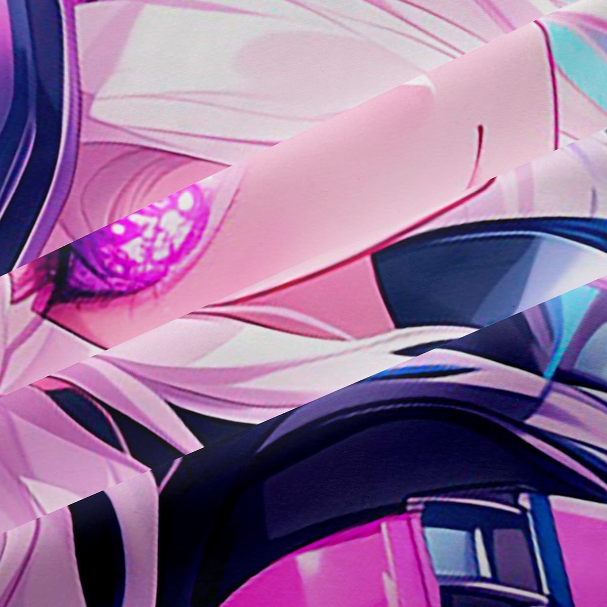 Erosebridal Japanese Anime Window Treatments Drapes, Kawaii Anime Girl Blackout Curtains 38" Wx45 L Cartoon Girl Window Curtains 2 Panel Sets, Japanese Animation Sci Fi Style Decor for Living Room