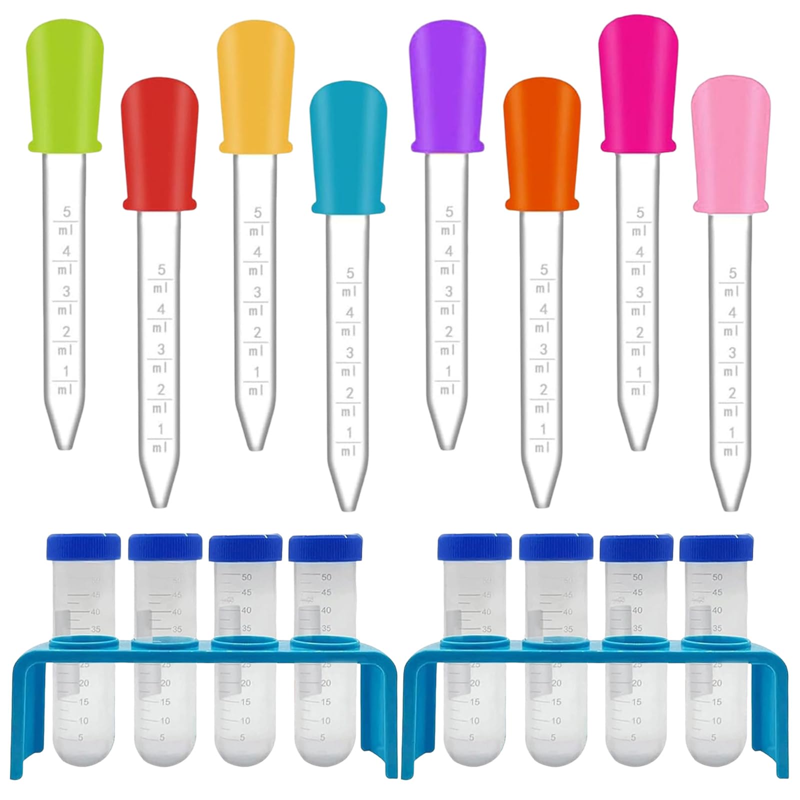 Potion Making Kit Children Set,18 PCS Potions Kit for Kids, Test Tubes with Stand, Pipettes for Children for Creative Science Experiments Educational Home Science Experiment Kit
