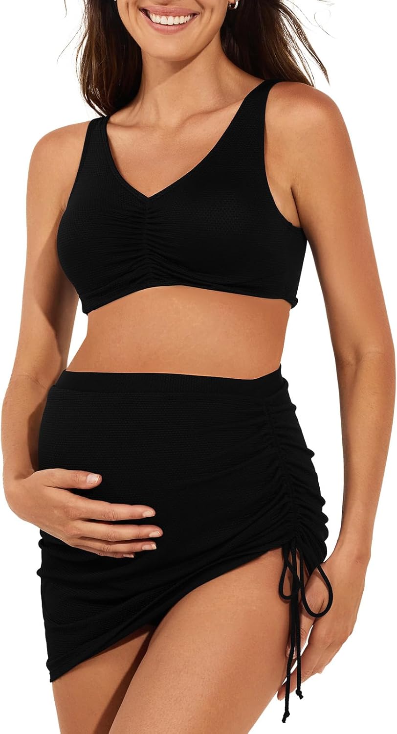 Cintura Alta Traje De BaÃ±o Dos Partes Cintura Alta Trajes De BaÃ