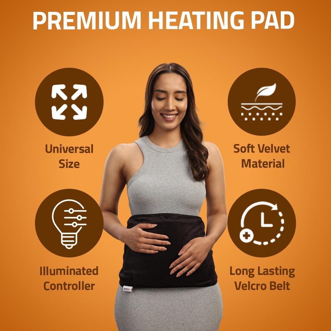 MEDTECH Heating Pad for Pain Relief | Large Orthopaedic Electric Heat Pad for Back Pain, Neck, Shoulder & Period Cramps | UL Certified Dual Thermostat | 2 Year Warranty 3