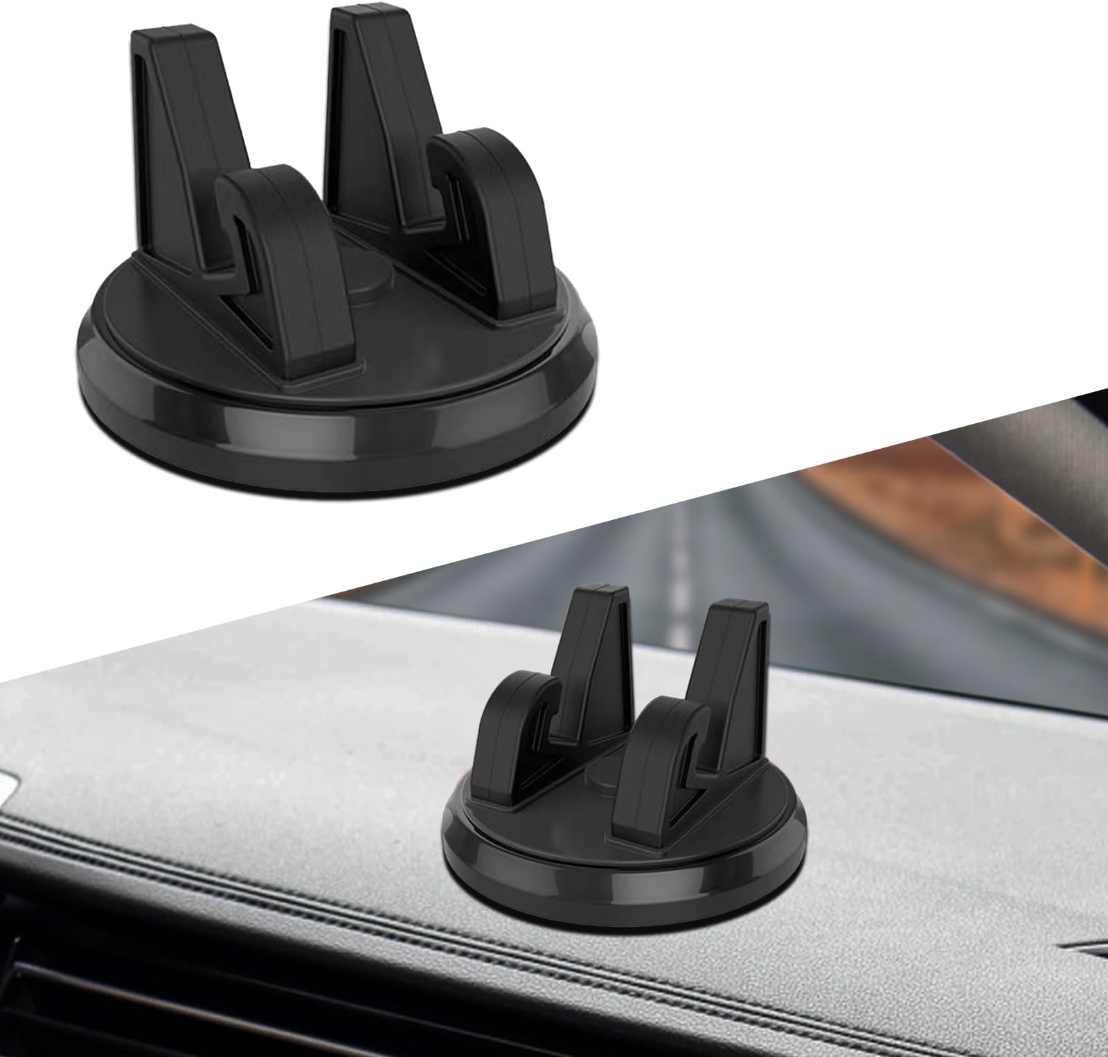 Sinytuto Pack1 Car Dashboard Cell Phone Holder, 360