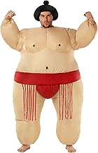 Morph Costumes Sumo Ringer Kostüm Aufblasbar, aufblasbares Kostüm Sumo, Sumoringer Kostüm Aufblasbar für Erwachsene, Einheitsgröߟe