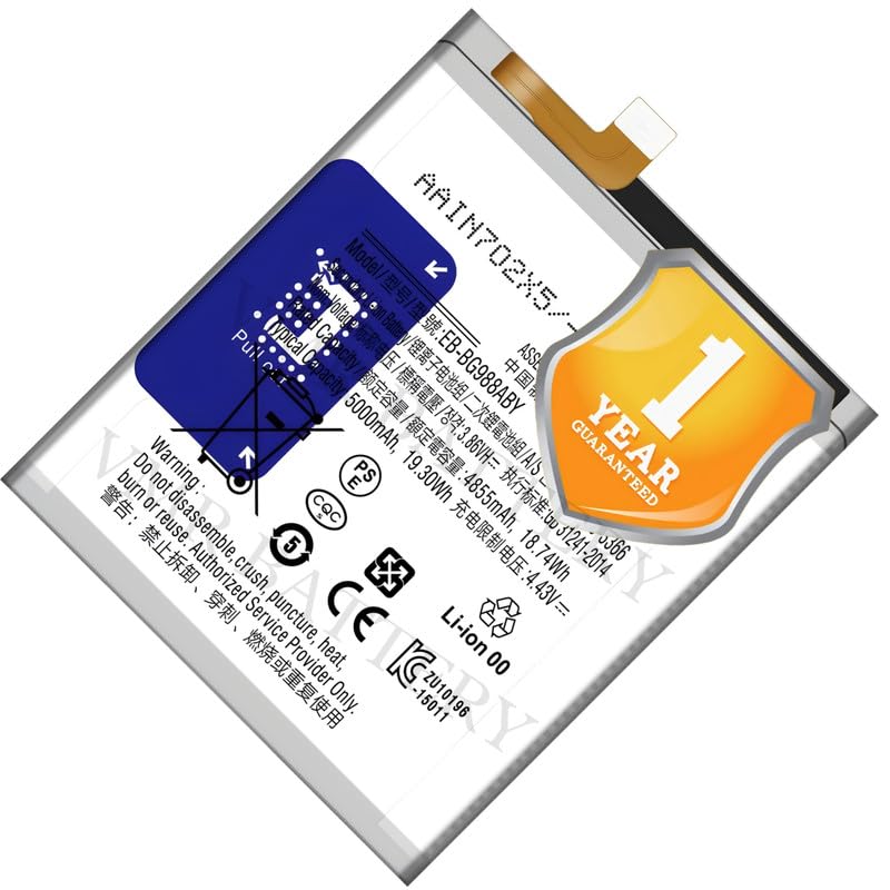 Image of Original EB-BG988ABY Battery Compatible for Samsung Galaxy S20 Ultra (SM-G9880, SM-G988B, SM-G988B /DS) - (5000mAh) - 1 Year Warranty K7