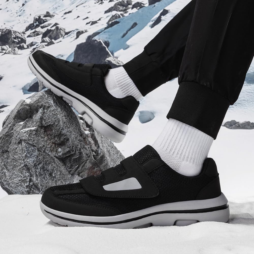 Scarpe per diabetici Uomo Donna Extra Large Ortopediche Senza Lacci Sneaker Strappo Comode Sneakers Casual Traspirante da Passeggio Camminata