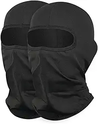 2 peças de máscara de esqui balaclavas FPS 50+ para homens e mulheres, capacete protetor UV, adequado para esportes ao ar livre