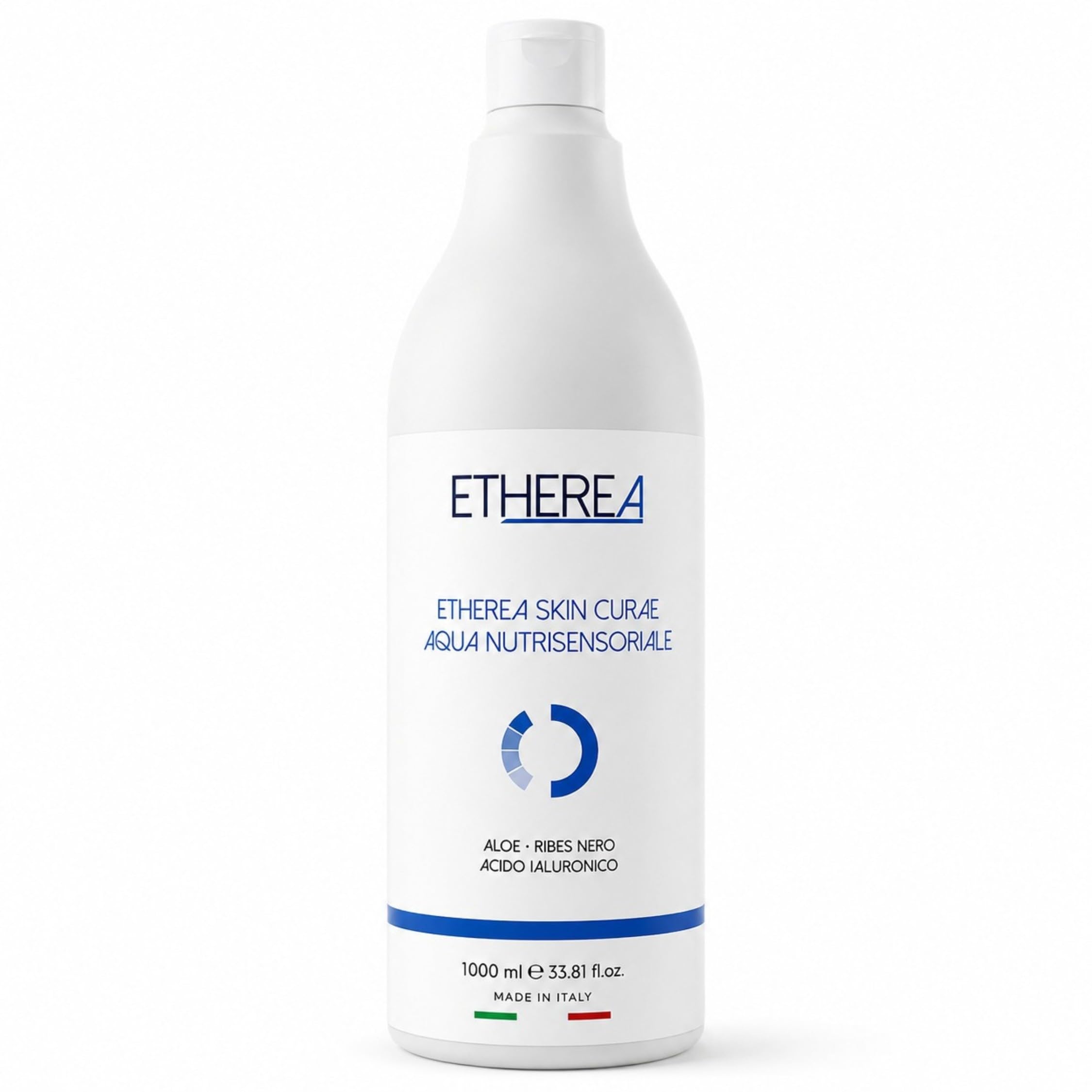 REMEDIA ONE Etherea Tonico Viso Acqua Nutrisensoriale, Ricarica 1 Litro | Face Toner, Acido Ialuronico, Aloe e Ribes Nero, Senza Alcool, Nichel Tested, Tutti i tipi di pelle, Made in Italy
