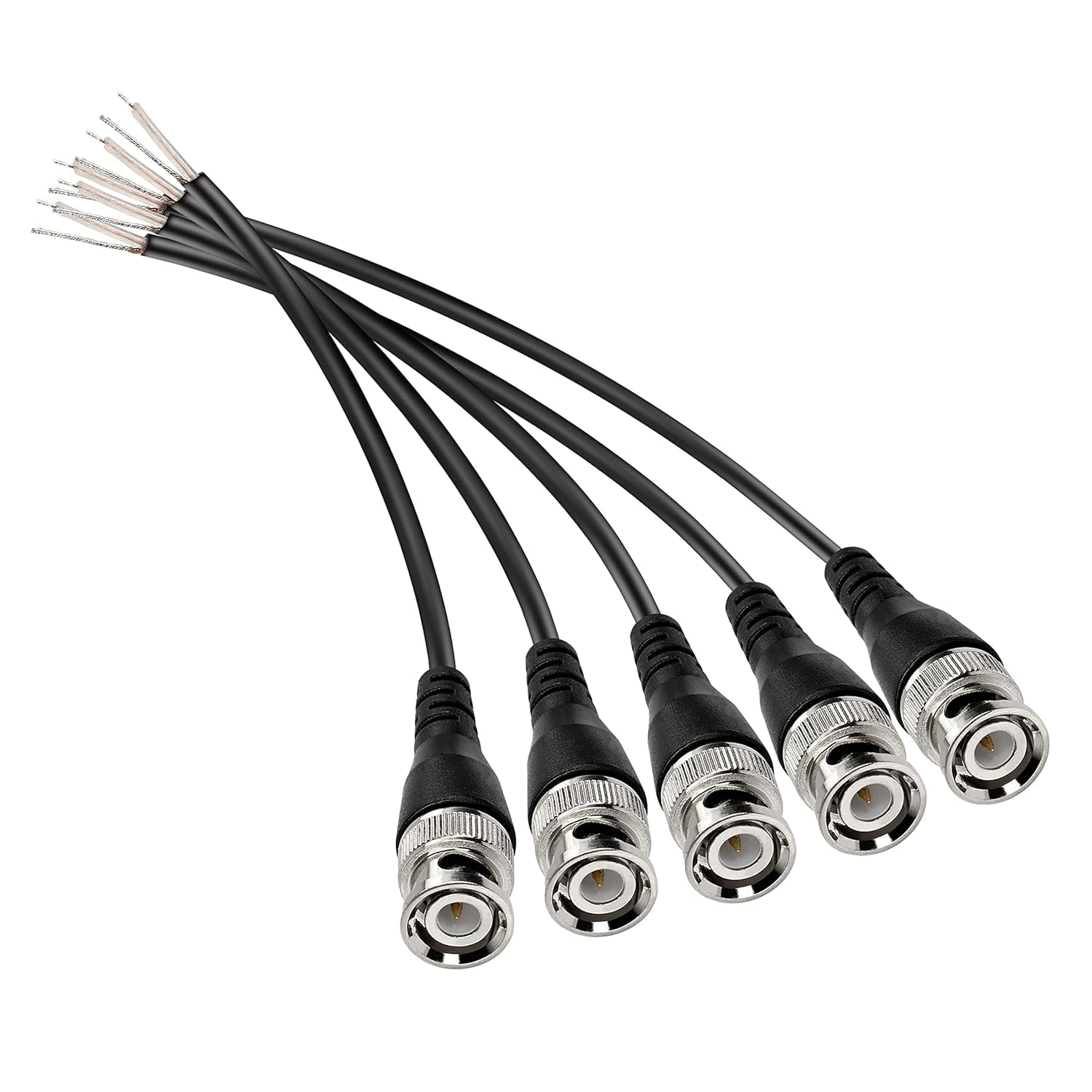 C & E-(Cables & Etc BNC Connector – Coaxial Cable Connector for CCTV, DVR, Surveillance Camera, Video Transmission & RF Applications (White)-PACK OF-50-image-15