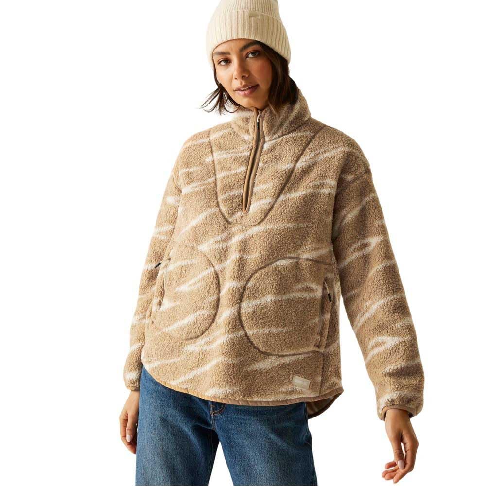 Regatta Frankie Borg Half Zip Fleece 44 Beige