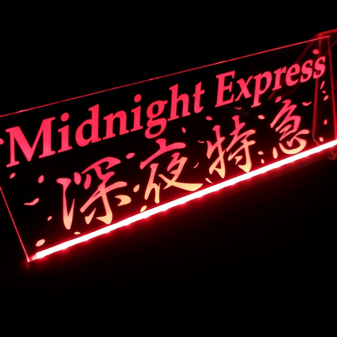 深夜特急① エクスプレス トラック ワンマン灯 アンドン LEDアクリルプレート Amazon.co.jp: ミッドナイトエクスプレス① EXPRE 深夜特急 LED