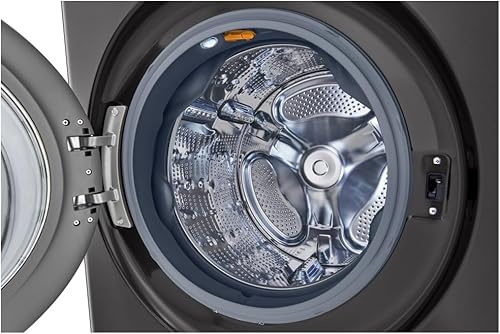 Miniatura 6 de LG WashTower Centro de Lavandería Inteligente Apilado - Lavadora de carga frontal de 4.5 pies cúbicos y secadora de gas de 7.4 pies cúbicos en acero