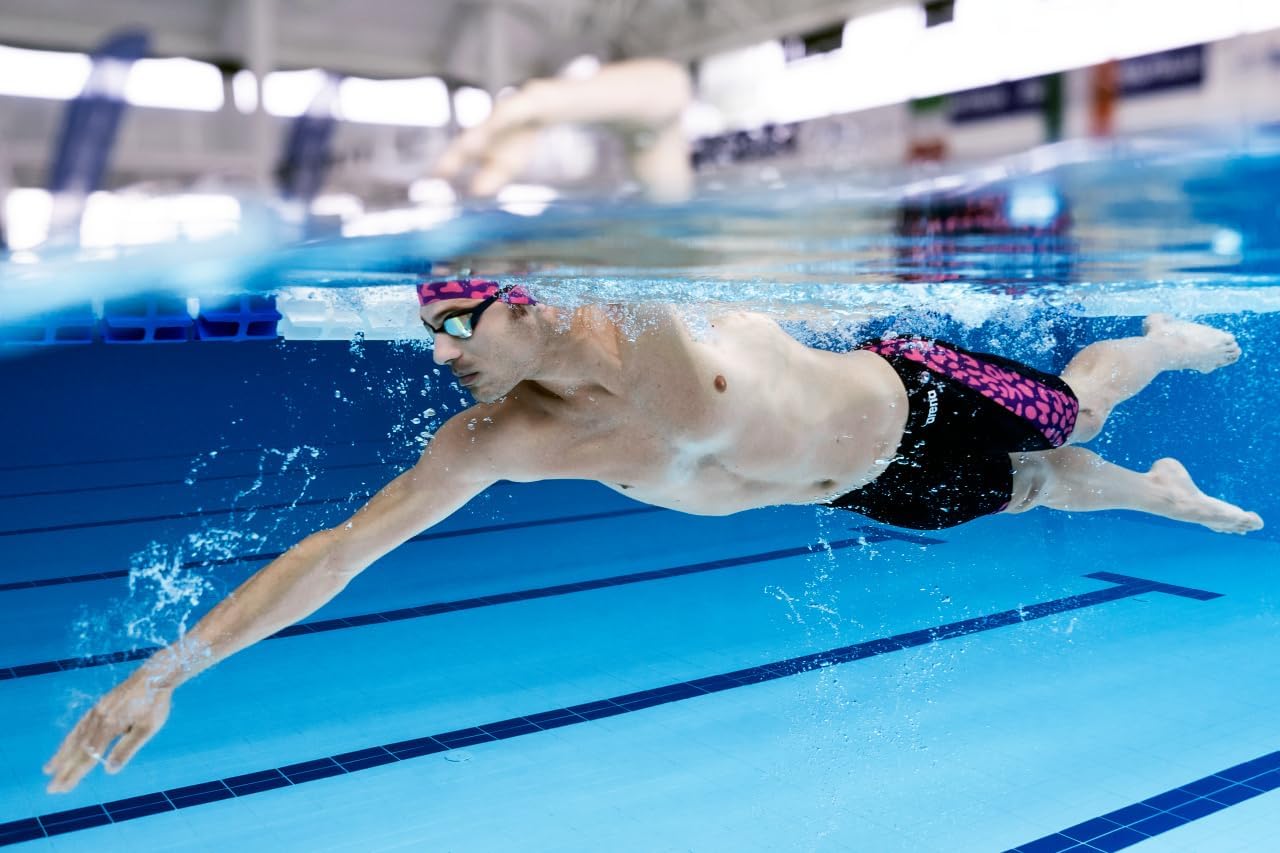 Arena Mens Arena Performance Men's Leopard Skin Limited Edition Printed Swim Jammer