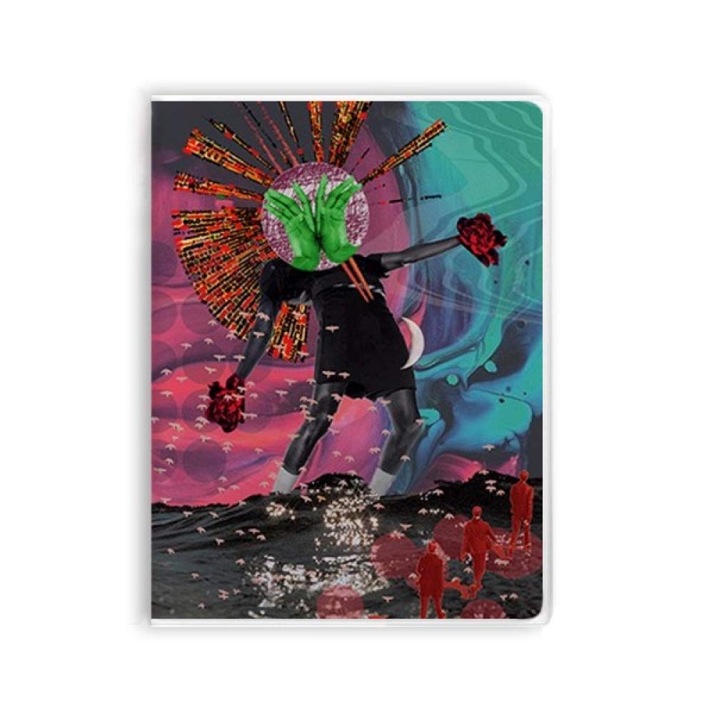 Carnet de notes Dizzy And Fall cahier de texte abstrait avec couverture souple design