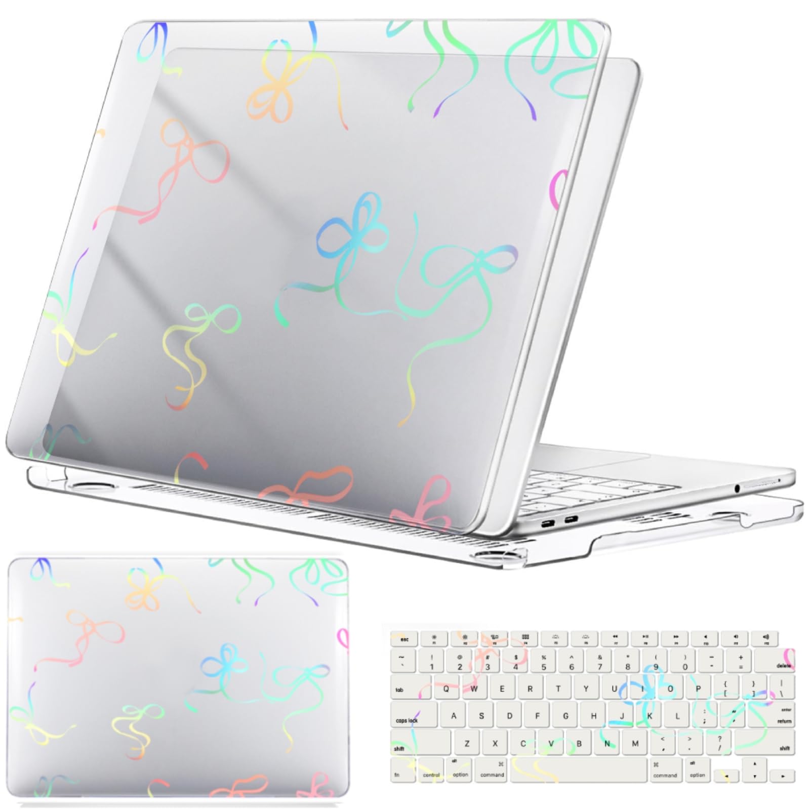 Funda MacBook Pro 16 A2141 carcasa rígida con protector de teclado diseño de mariposas 8