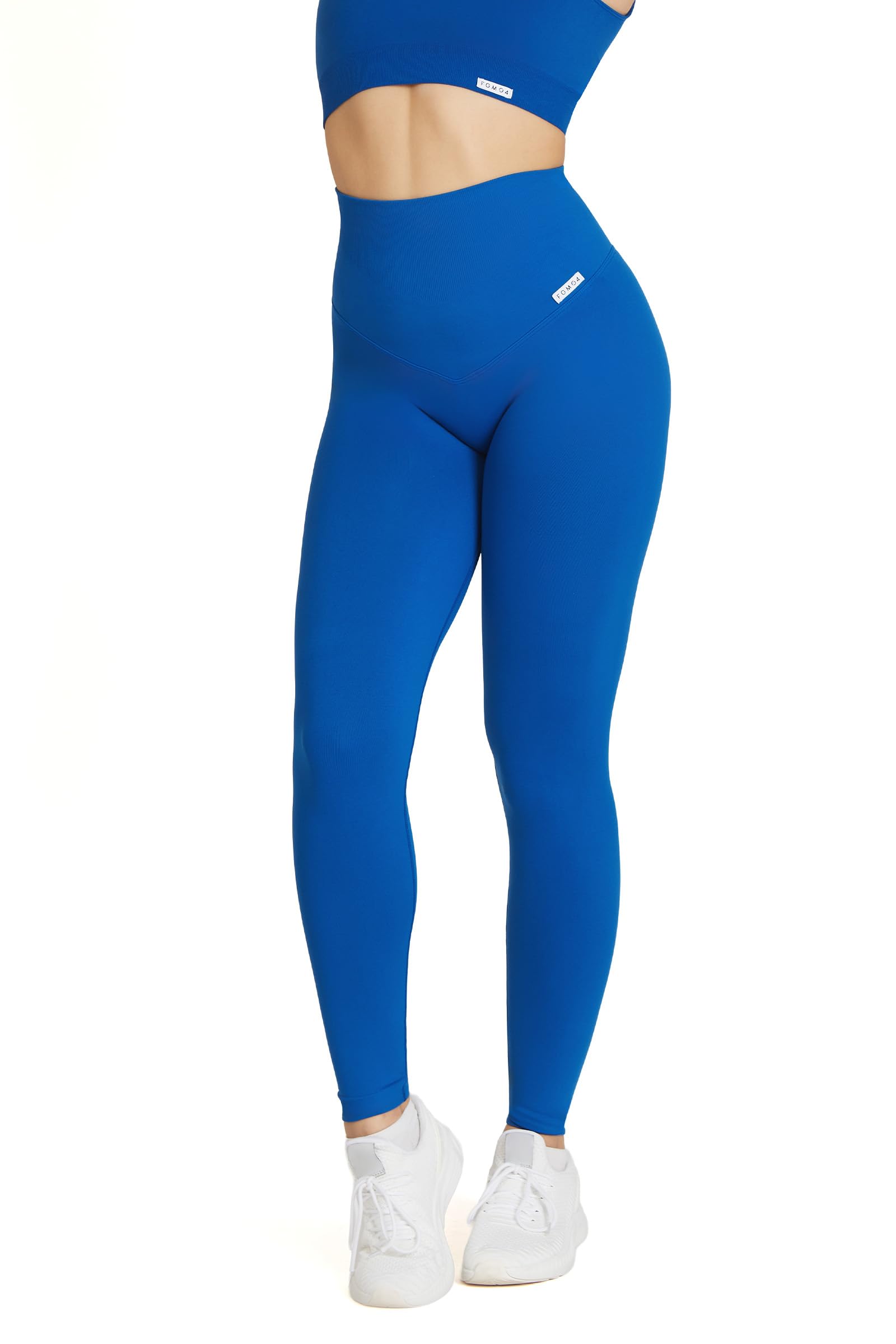 FGM04 Leggings Gym Fashion, Tessuto 4 Stagioni | Fascione a V 9 cm, arriccio posteriore, tessuto F.I.R. coprente, Oeko-Tex Classe 1 e fit regolare.