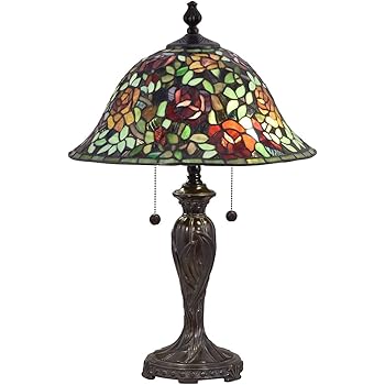 dale tiffany peacock table lamp