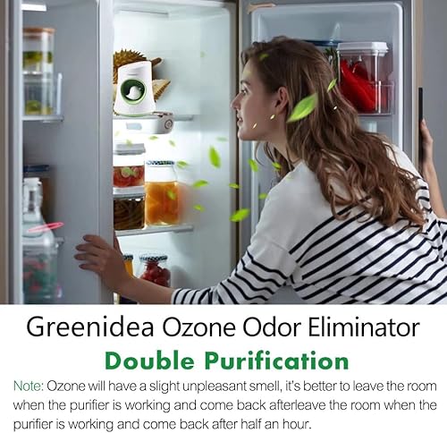 Miniatura 2 de Desodorizador portátil recargable para refrigerador, mini USB ozono electrónico Fresh-Keeper, eliminador de olores para automóvil, armario, zapatos,