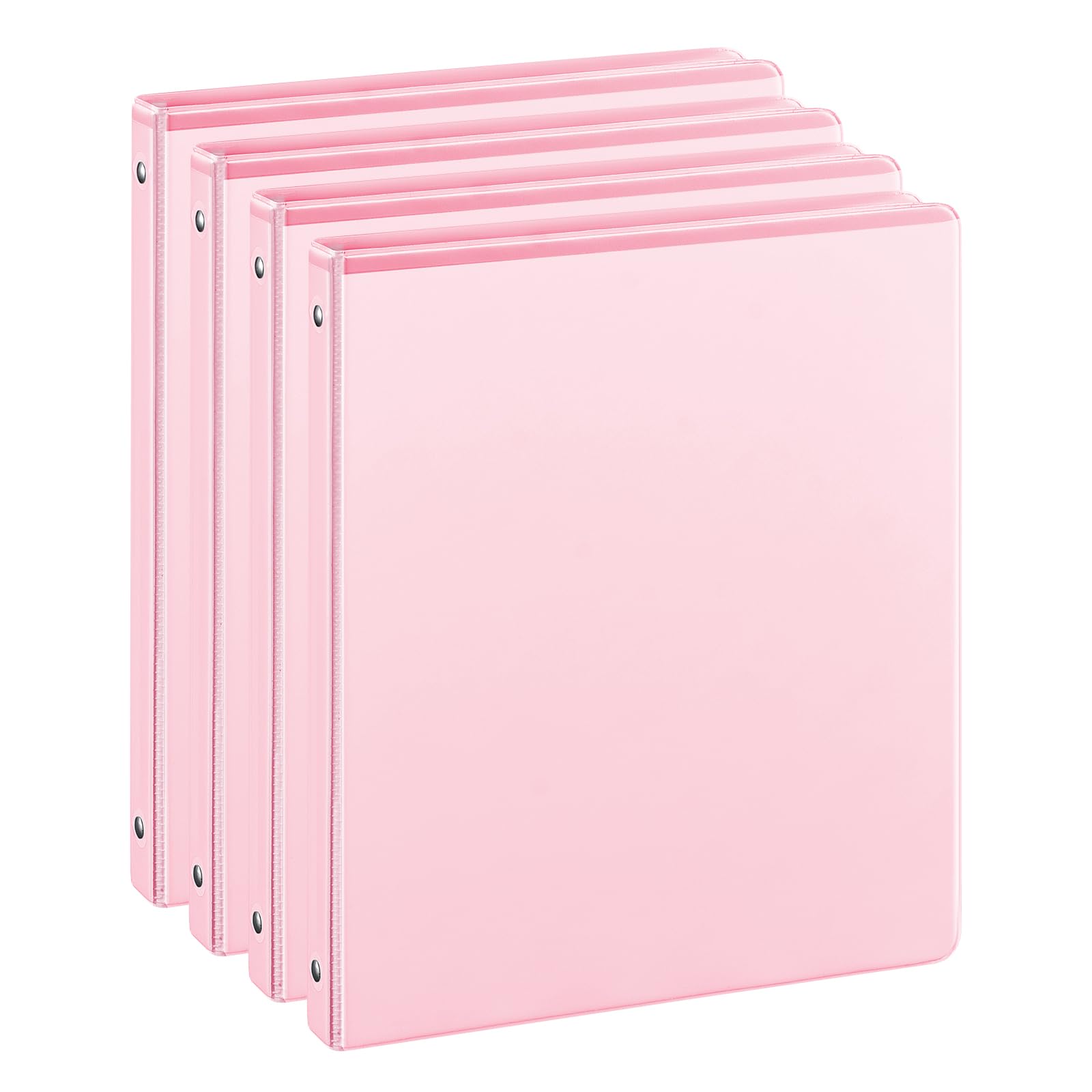 1/2'' 3-Ring-Binder with Pockets, 200 Sheets Capacity, 0.5 inch Binders fits 11" x 8.5" US Letter Size